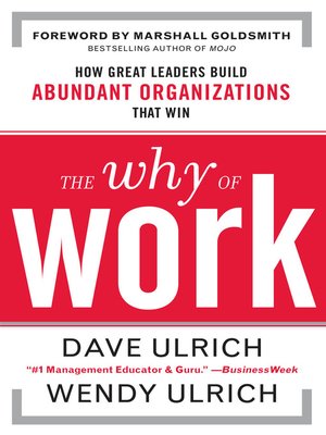 cover image of The Why of Work